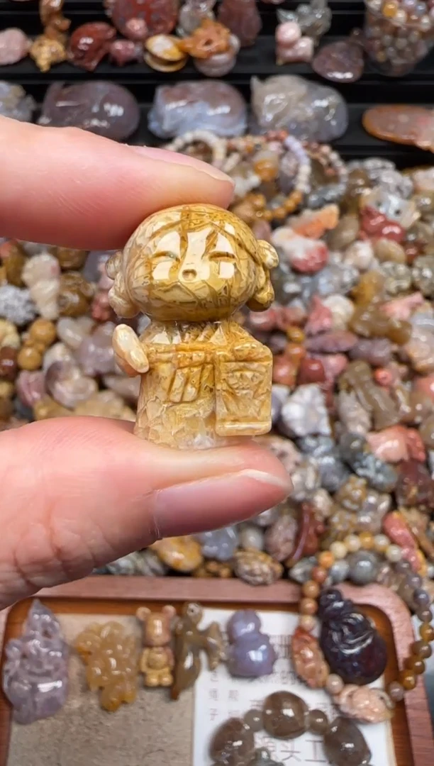 硅化珊瑚（珊瑚玉）未镶嵌颈饰727