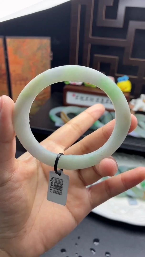 未镶嵌手镯定制翡翠胶胶润润特色美美镯56-60贵妃-10