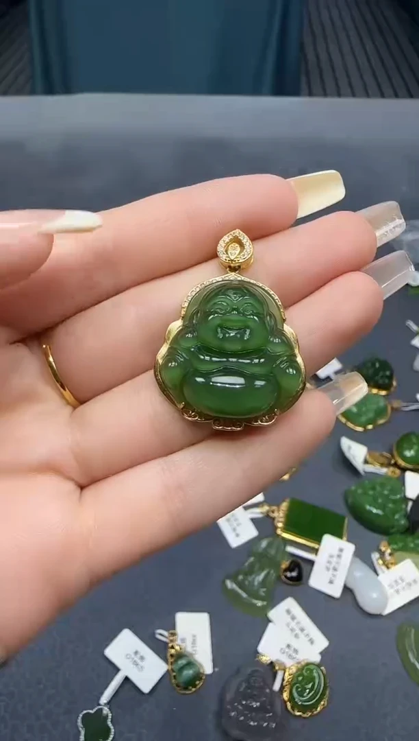 【闪购商品】和田玉挂件银S925镶嵌1