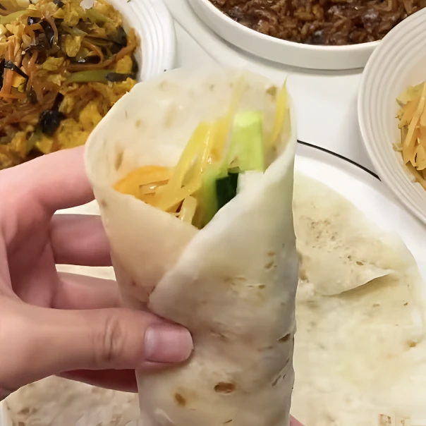 正宗山东烙馍春饼23-25厘米45-50克可定制商用批发柔软有嚼劲广式早茶