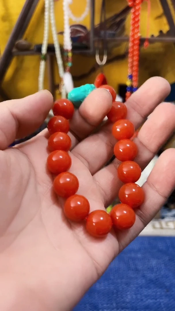 【闪购商品】南红玛瑙挂件合金南红 单圈+貔貅 (飞铃文玩)