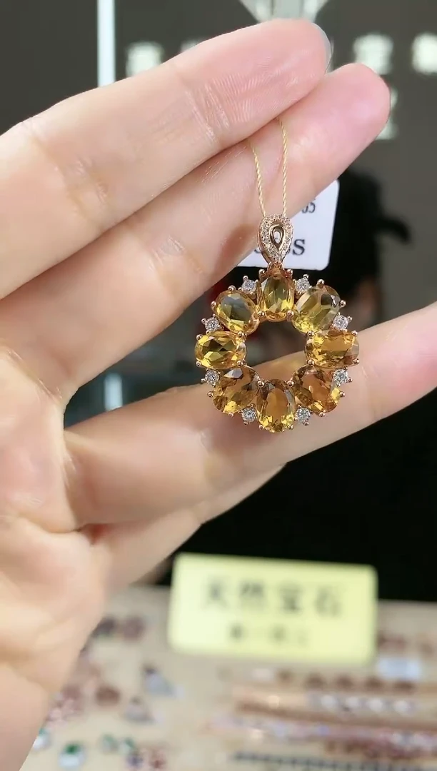 【闪购商品】水晶颈饰银S925镶嵌颈饰