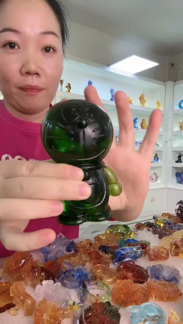 手工艺品琉璃叮当猫