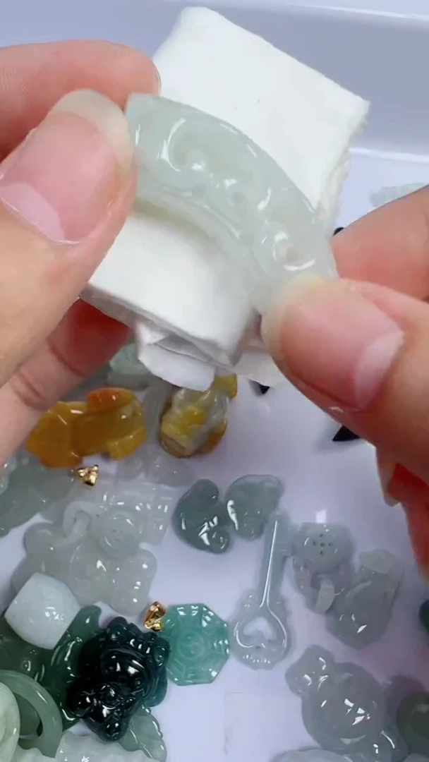 散珠翡翠905号链接，A货翡翠