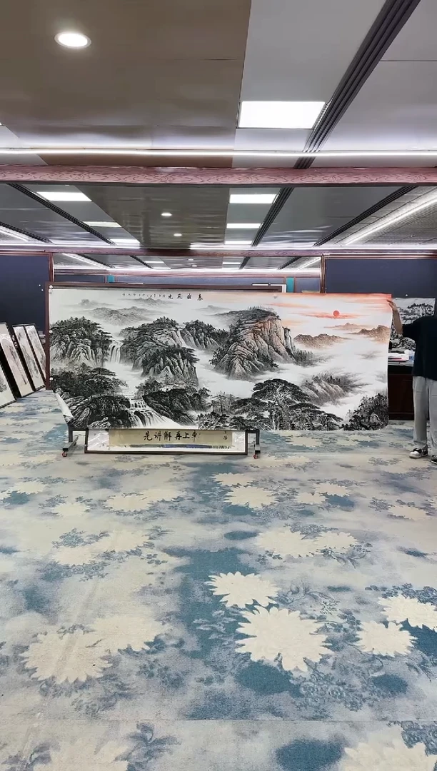 绘画绘画Y-王红兵-大丈二-山水画