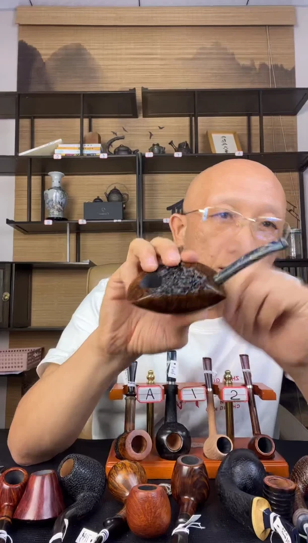 石楠木纯手工意大利石楠木烟斗