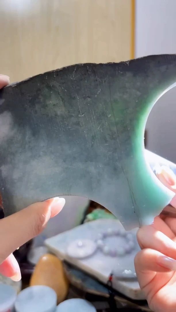 翡翠挂件未镶嵌A货妹璀1882