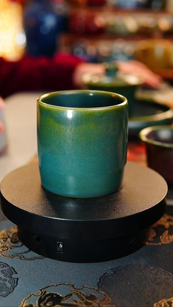 【闪购商品】瓷片258  炭+直口大杯     