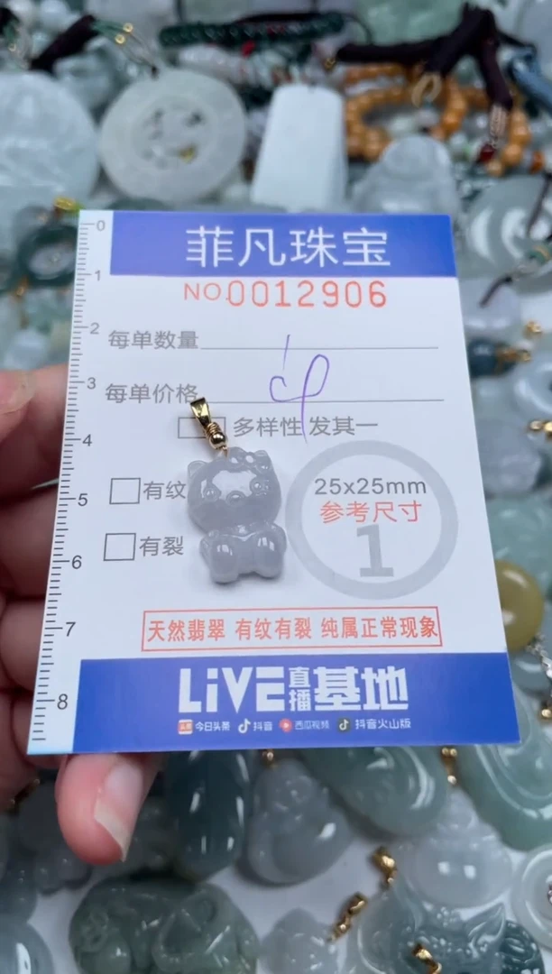 颈饰未镶嵌翡翠12906