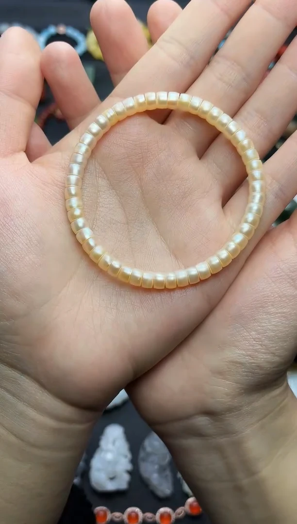 未镶嵌手串淡水珍珠珍珠直切手串06
