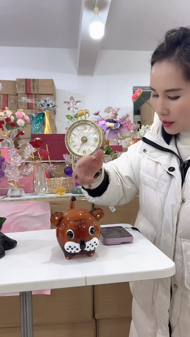 【闪购商品】无铅玻璃美全花器-p-早