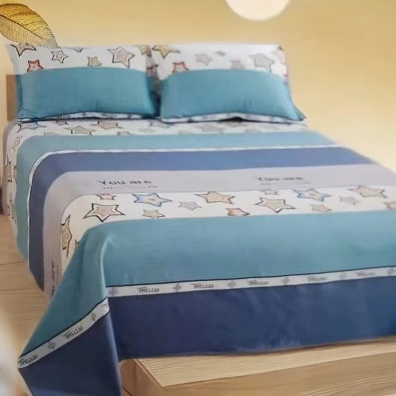 【卡通星星】订单尾货水洗斜纹棉1.45米床单