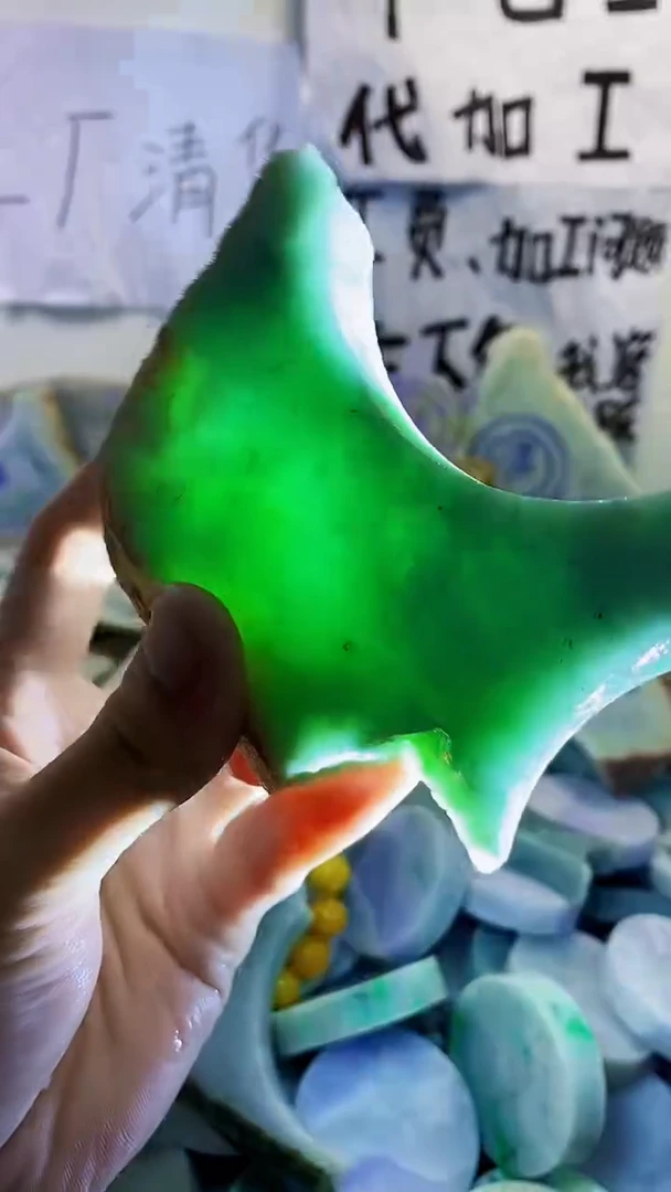 裸石翡翠天然缅甸翡翠218
