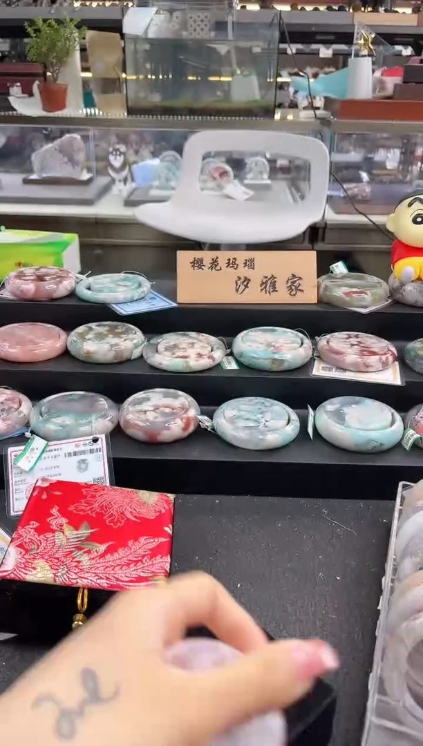 未镶嵌手镯石英质玉瑾圈口（赠品镯心）