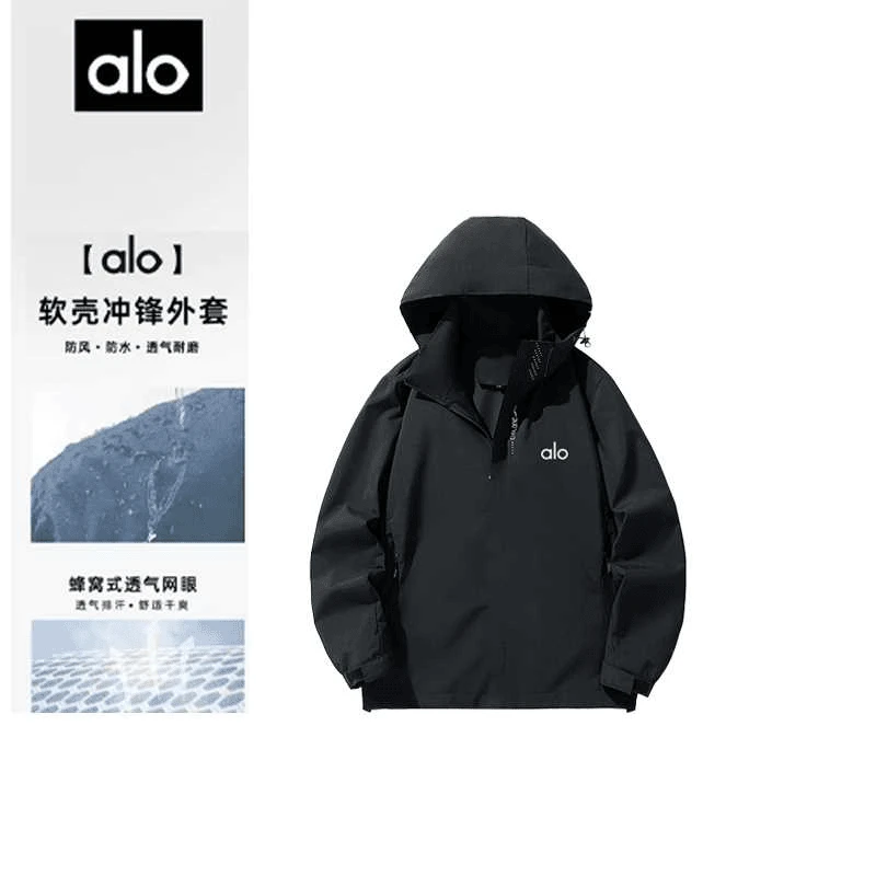 ALO【缤彩极光】系列！立体裁剪户外运动日常软壳防风冲锋外套