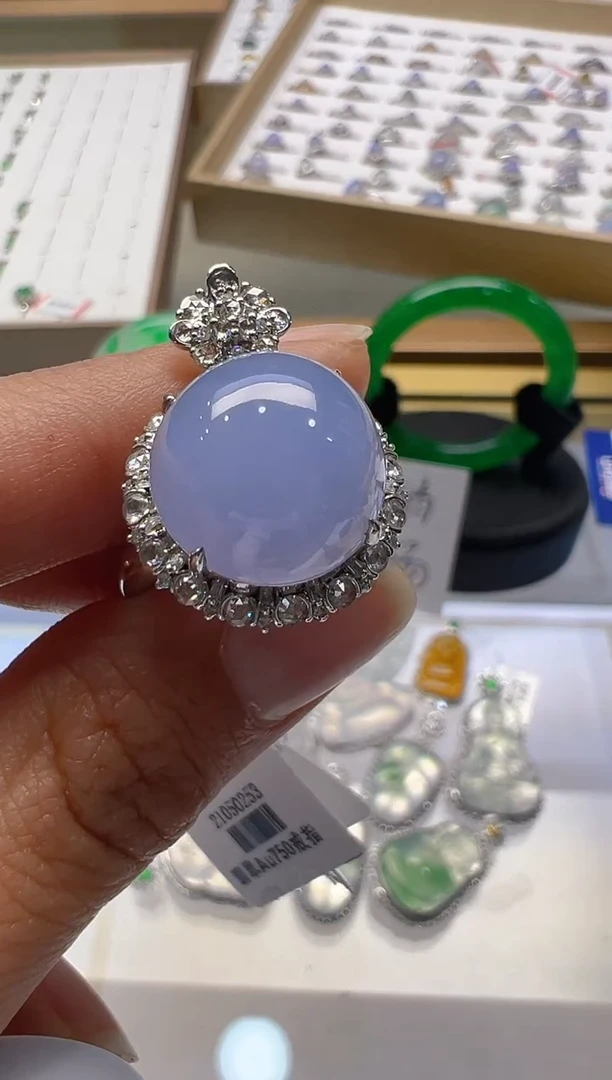 【闪购商品】翡翠戒指18K金镶嵌多样性团购发一件