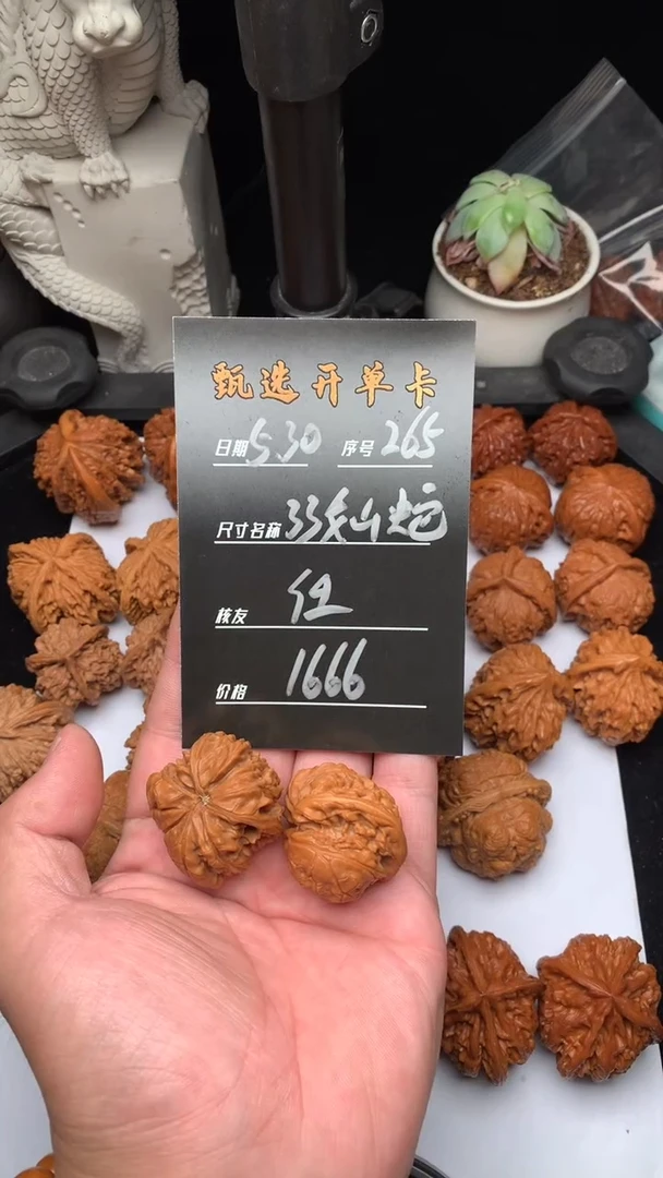 文玩核桃把件文山蛇265