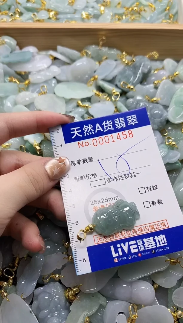 颈饰未镶嵌翡翠天然A货翡翠