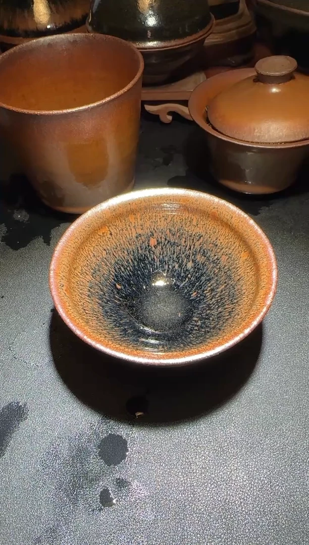 茶盏通天龙窑柴烧建盏通天龙窑柴烧建盏