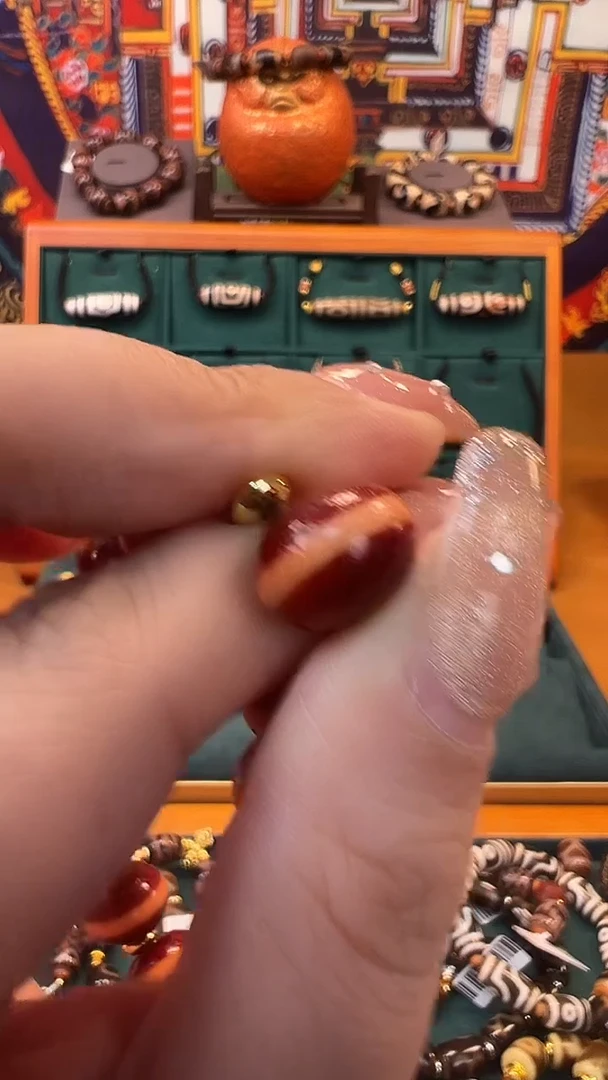 玛瑙/玉髓（覆膜）颈饰合金林**涛9.(微瑕)