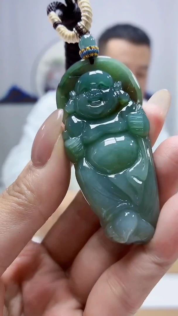 未镶嵌定制翡翠4898MM-毛货挂件30