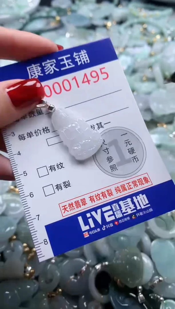 翡翠未镶嵌吊坠(不含链)1495