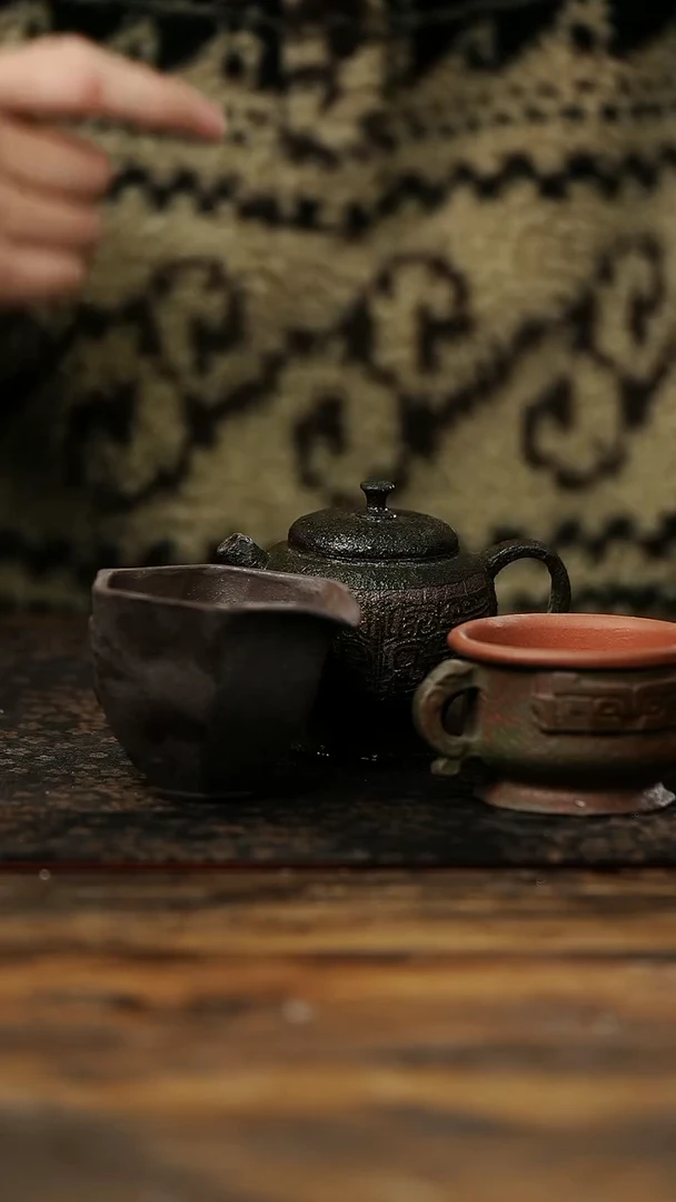 茶杯紫砂11号 三件套