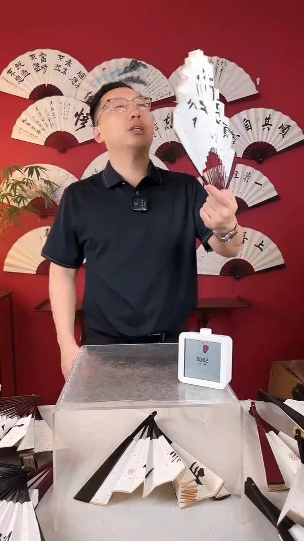 书法诗酒趁年华手写手绘扇面