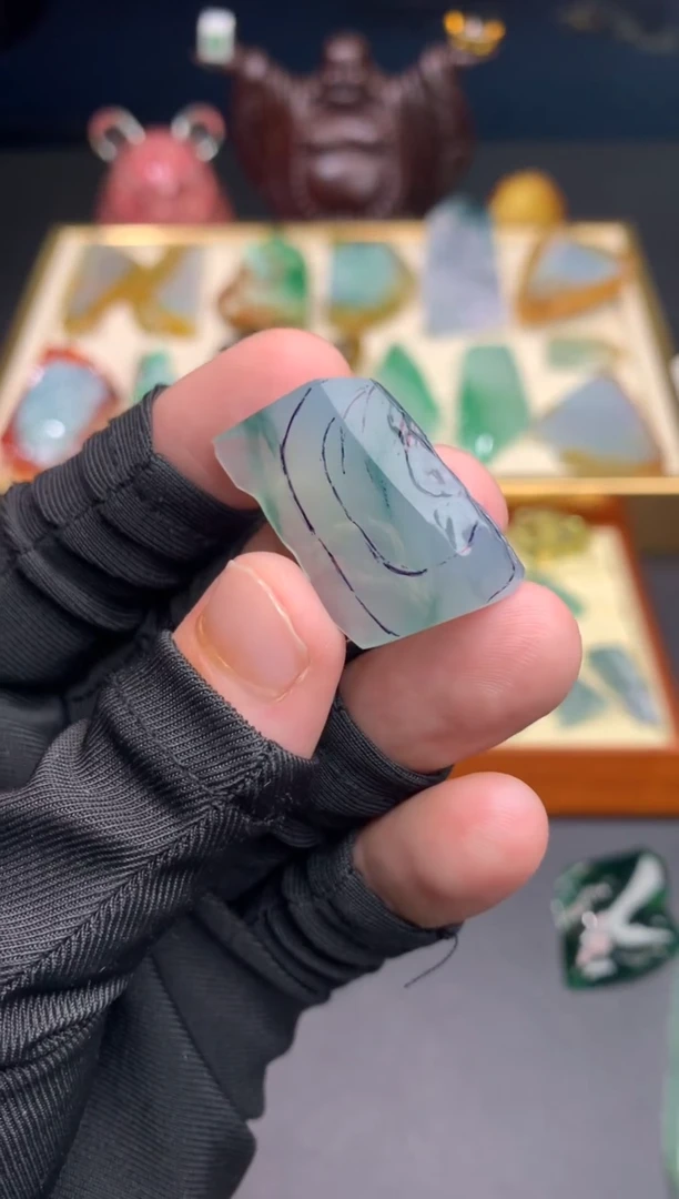 未镶嵌定制翡翠天然翡翠裸石（包工）