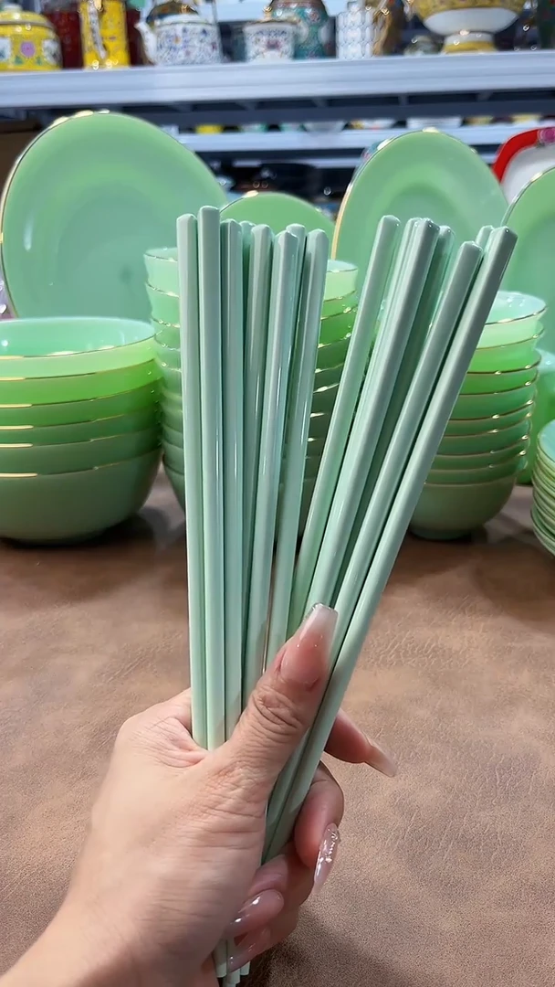 玉瓷筷子10双景德镇餐具