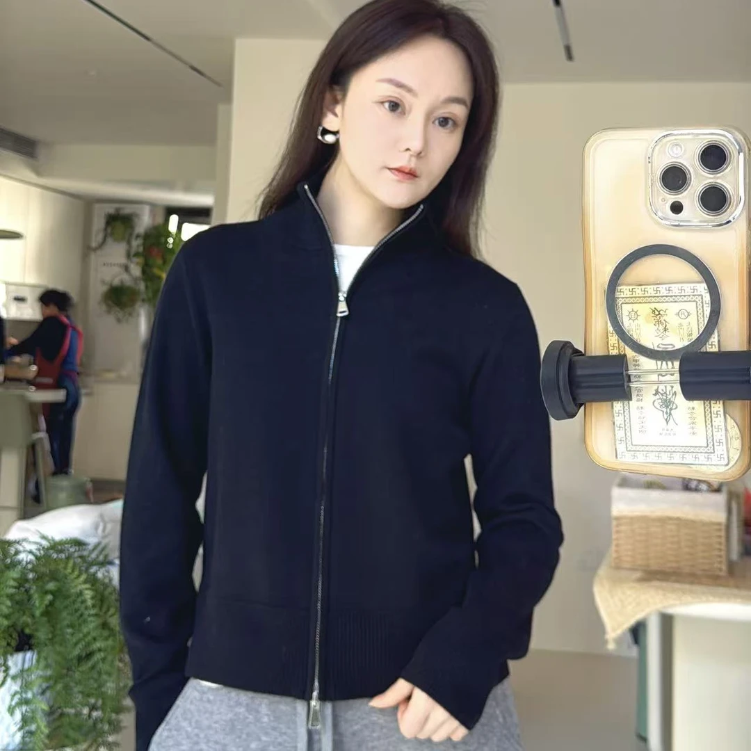 女皇专属，精纺羊毛拉链毛衣可单穿可叠穿可内搭