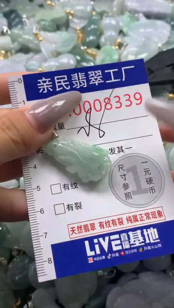 颈饰未镶嵌翡翠8339