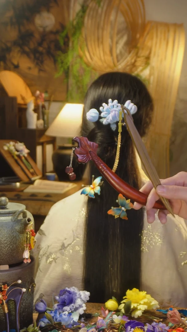 木原创设计定制组合木簪
