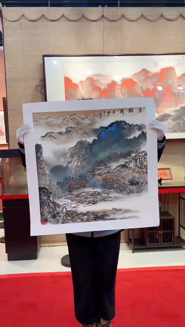 【闪购商品】国画国画国画道一老师手绘作品D20