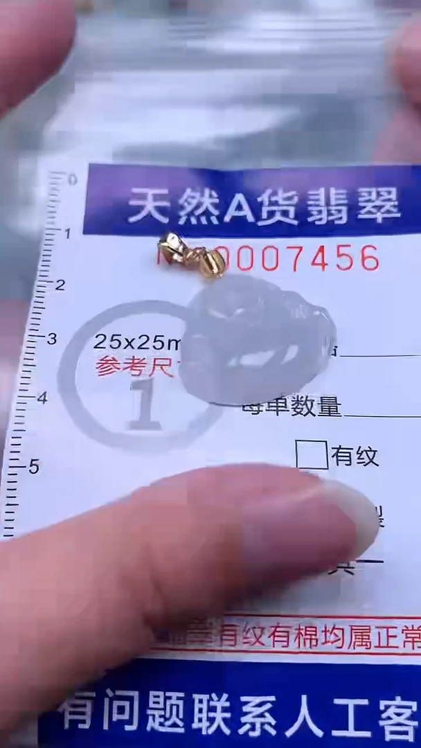 翡翠未镶嵌吊坠(不含链)1