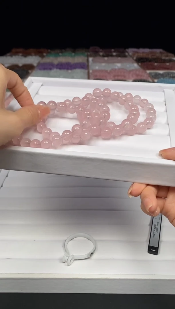 水晶手链未镶嵌多样性发其一；编号B322