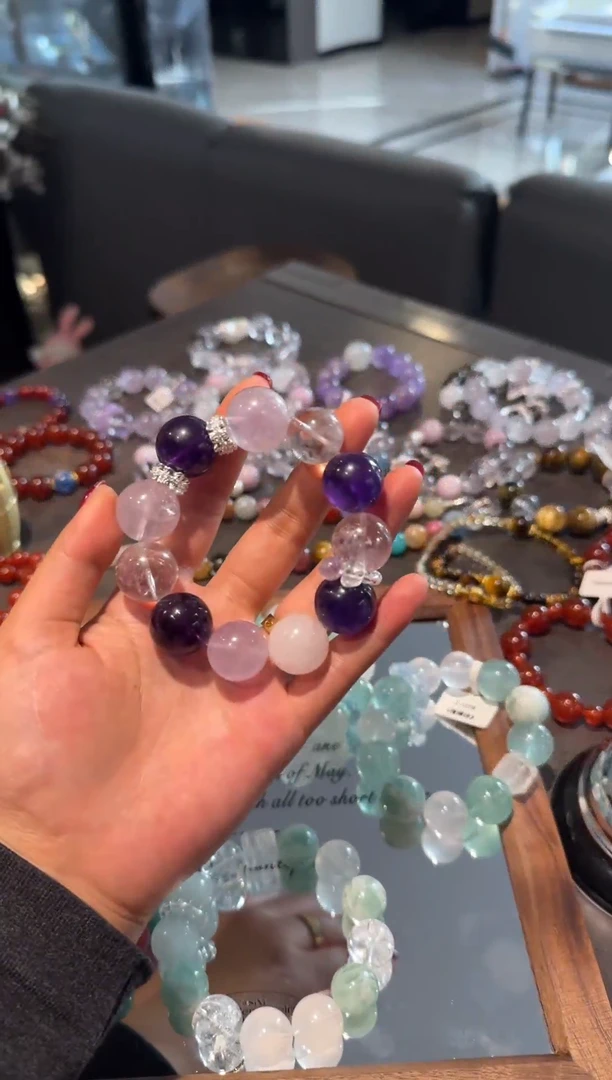 未镶嵌手链水晶天然水晶 多样性发货发其一 颜色微差