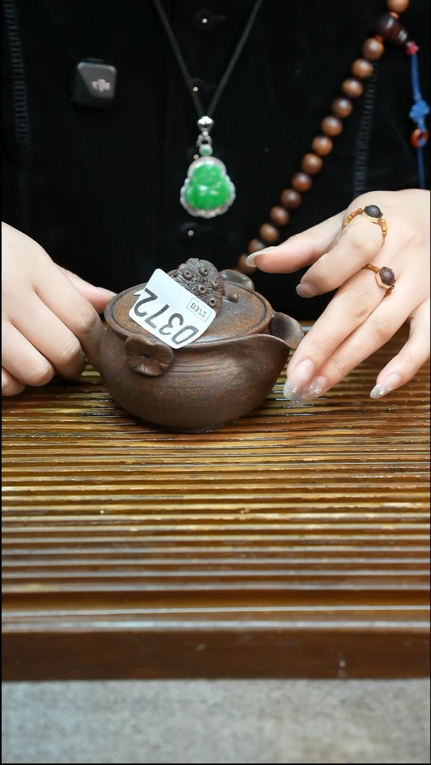 万古烧粗陶手工手做茶具
