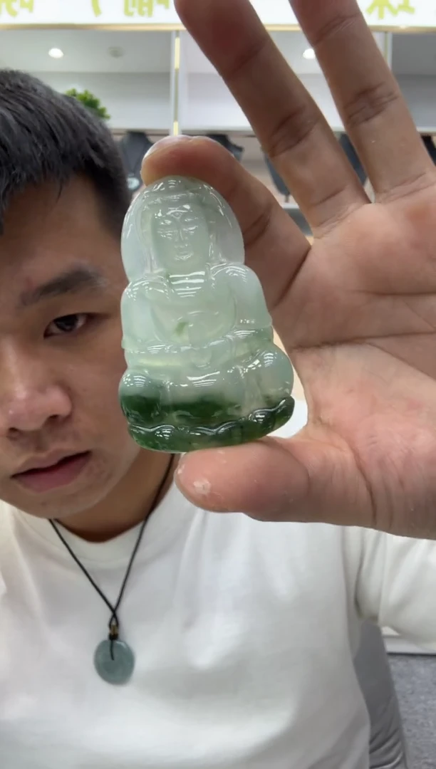 未镶嵌挂件翡翠天然翡翠A货孤品一件