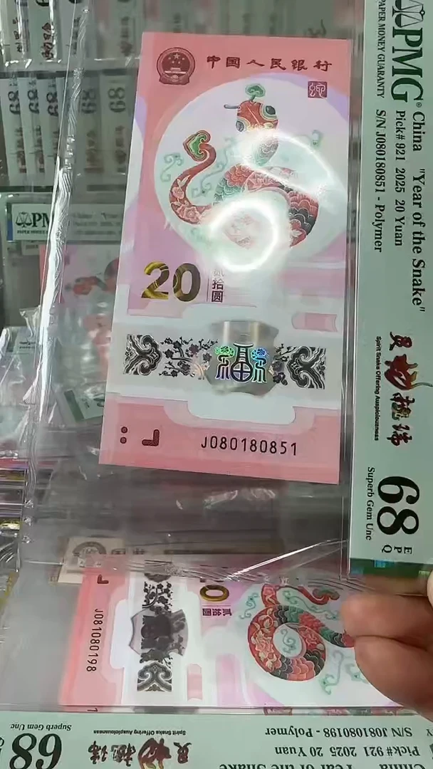 塑料080180851-蛇钞单张