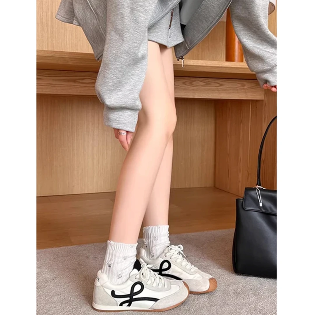 【香港kyok&Shoes官方正品】王一博杨幂同款德训鞋女复古5cm内增