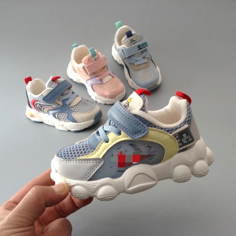 清特童鞋夏季单网男童女童机能鞋宝宝软底学步鞋防滑透气运动鞋子