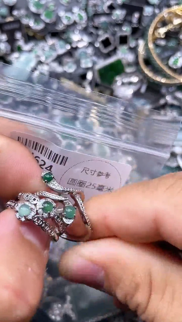 【闪购商品】翡翠颈饰未镶嵌H624戒指多样性发其二