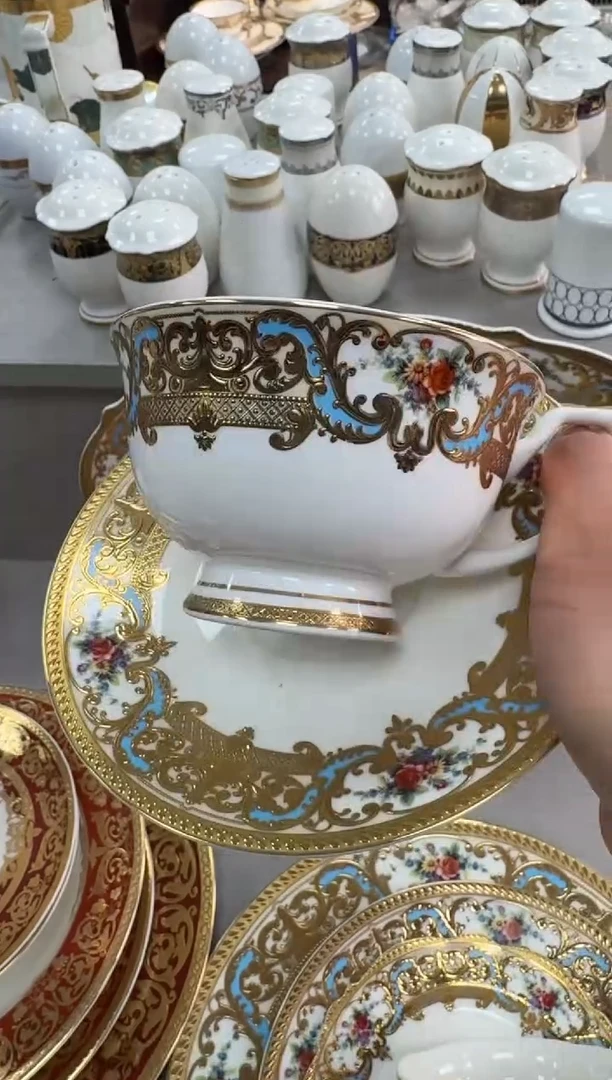 【闪购商品】瓷片两杯两碟福利款