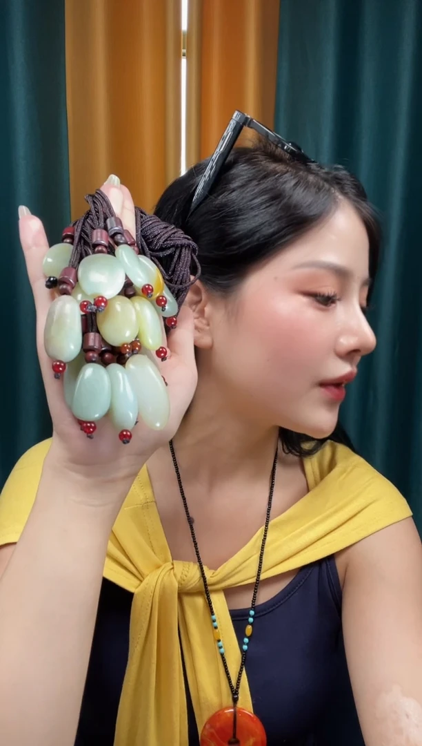 和田玉未镶嵌颈饰c903