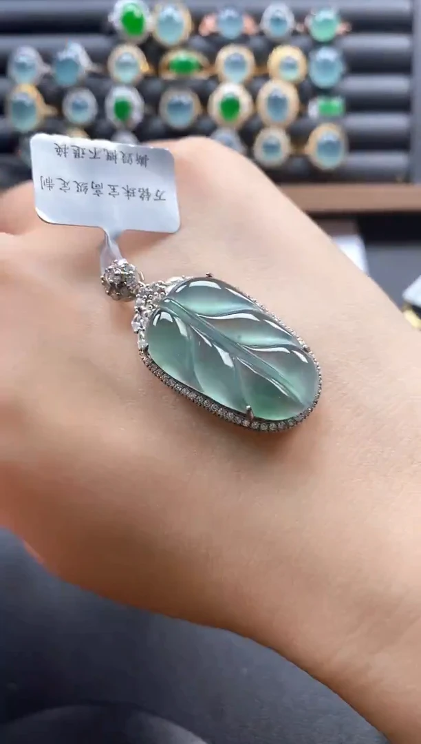 银S925镶嵌戒指翡翠51511