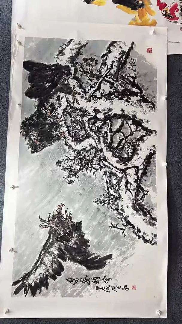 国画周大拙/国画/花鸟