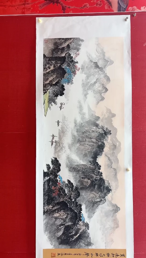 国画刘履瀛老师亲笔