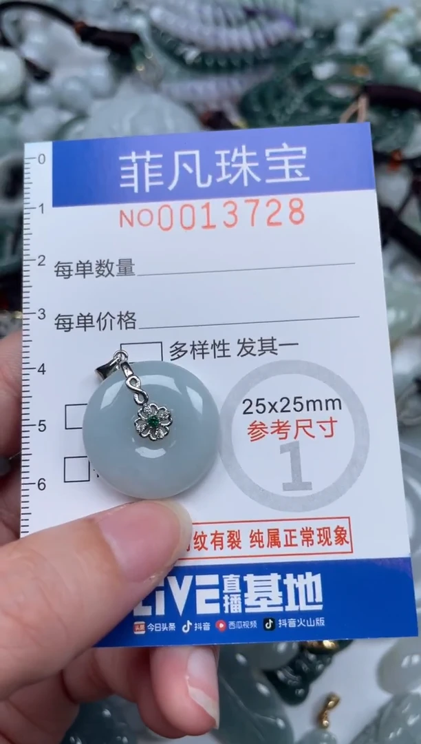 颈饰未镶嵌翡翠13728