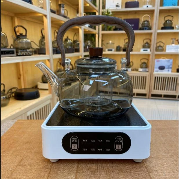 唐戈电陶炉新品1500瓦煮茶泡茶壶轻便专用小方炉大面板烧水壶